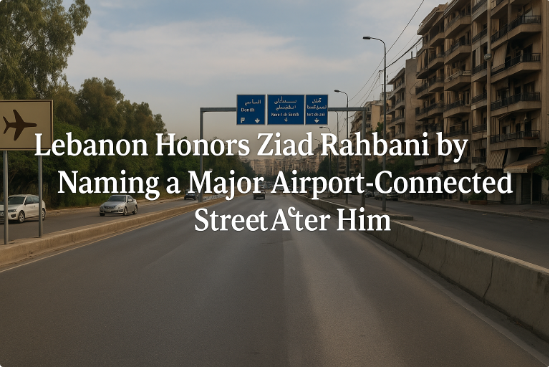 Líbano honra a Ziad Rahbani al nombrar una importante calle conectada al aeropuerto en su honor